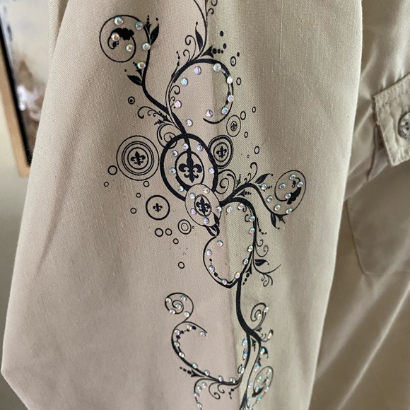 El General Country western, equestrian.  Mens button down shirt nwot - Picture 10 of 12